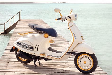 Ride in Style with the Christian Dior Vespa 946 .